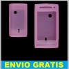 FUNDA SILICONA PARA SONY ERICSSON XPERIA X8 E15i ROSA